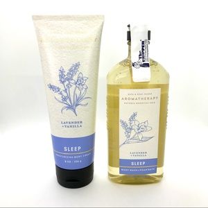 Bath & Body Works Aromatherapy Body Wash Foam Bath & Moisturizing Body Cream